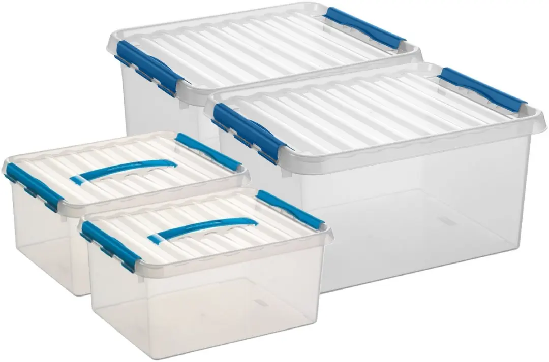 Sunware Q-Line Opbergboxen Set 4 Stuks