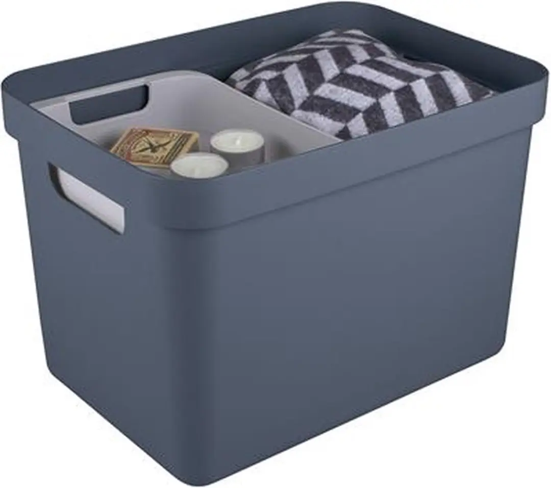 Sunware Sigma Home Opbergbox 18L - Donkerblauw - afbeelding 6 van 6