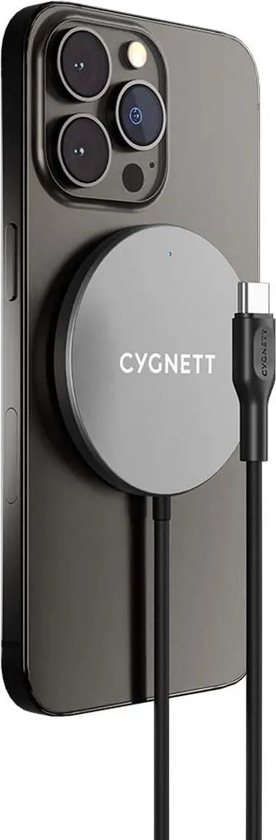 Cygnett MagCharge Kabel 7.5W USB-C 1.2m - Zwart - afbeelding 3 van 6