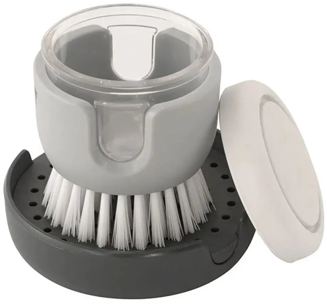 Outwell Afwasborstel met Zeepdispenser - Wit