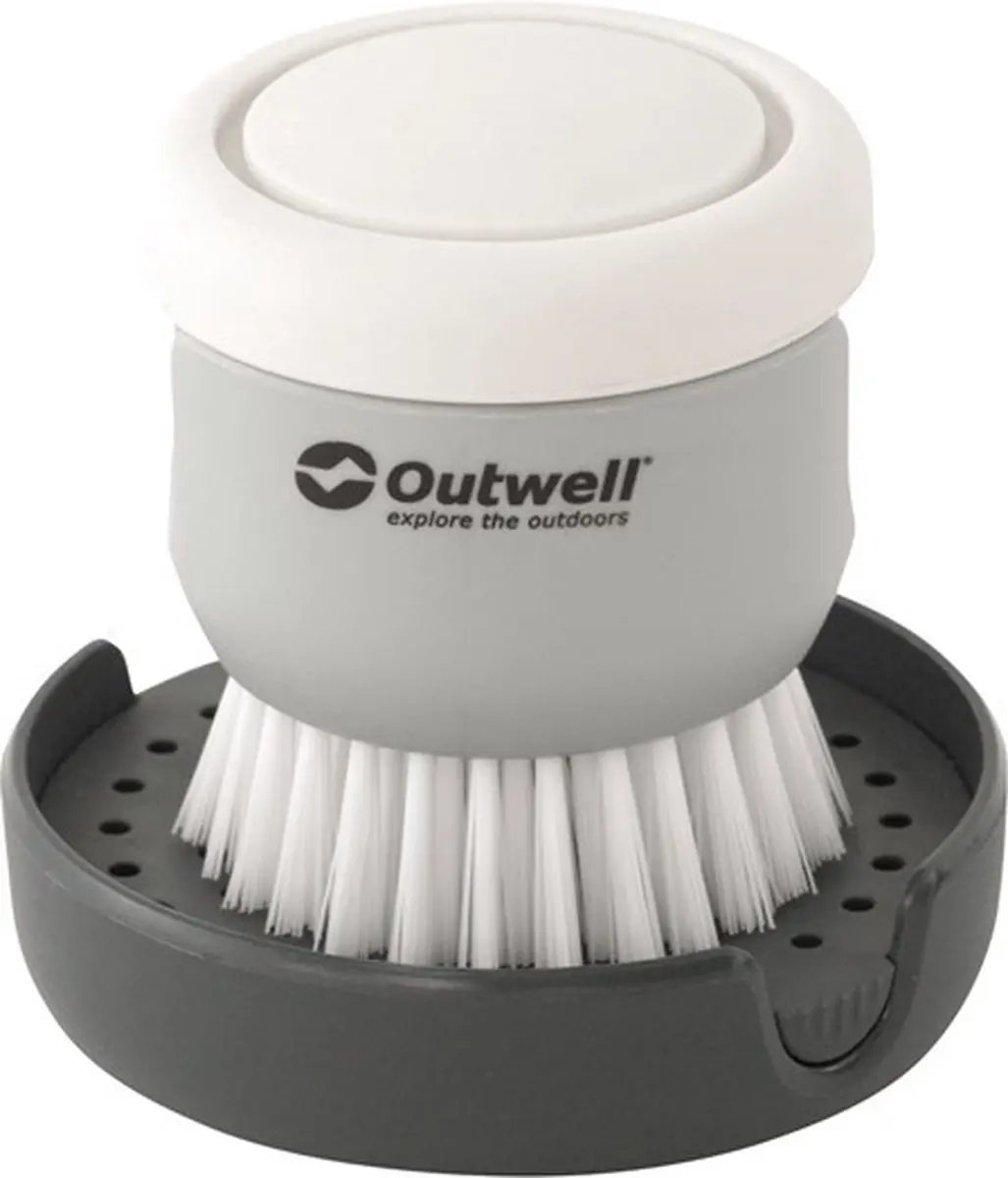Outwell Afwasborstel met Zeepdispenser