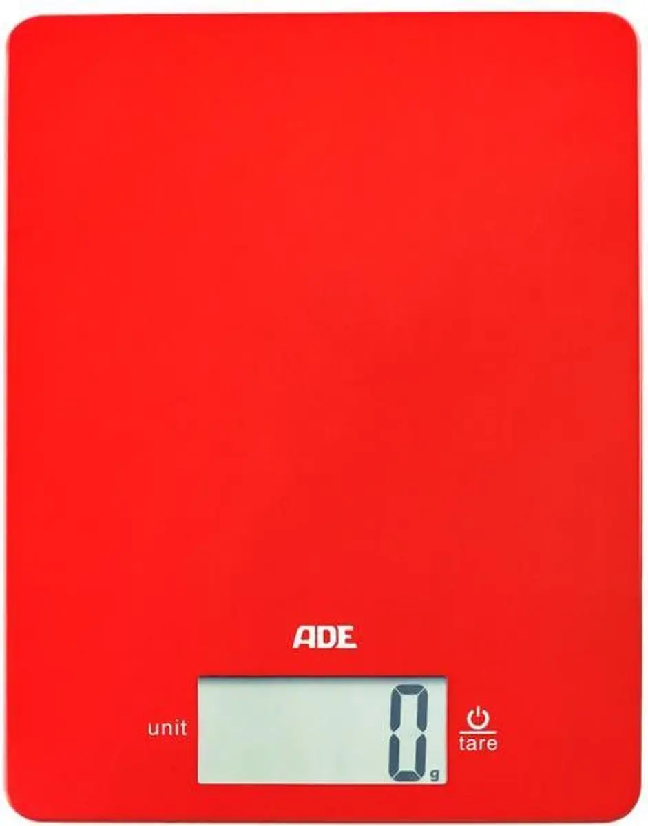 ADE Leonie Digitale Keukenweegschaal KE 1800-1 - 5kg/1g - Rood