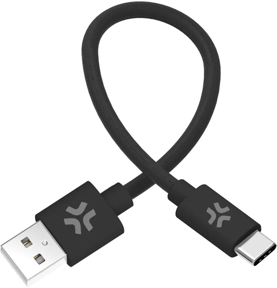Celly Oplaadkabel 60W USB-A naar USB-C 0.3m