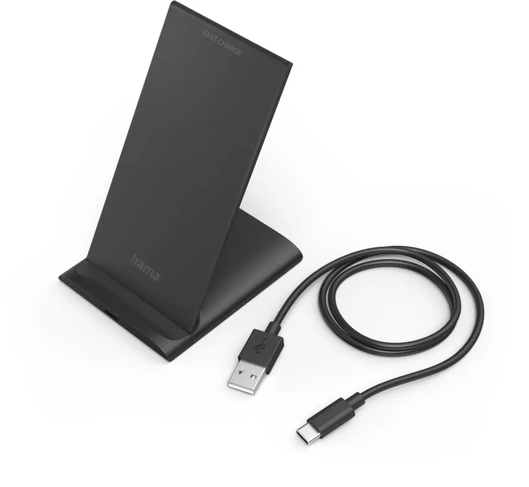 Hama QI-FC10S Draadloos Oplader 10W - Zwart