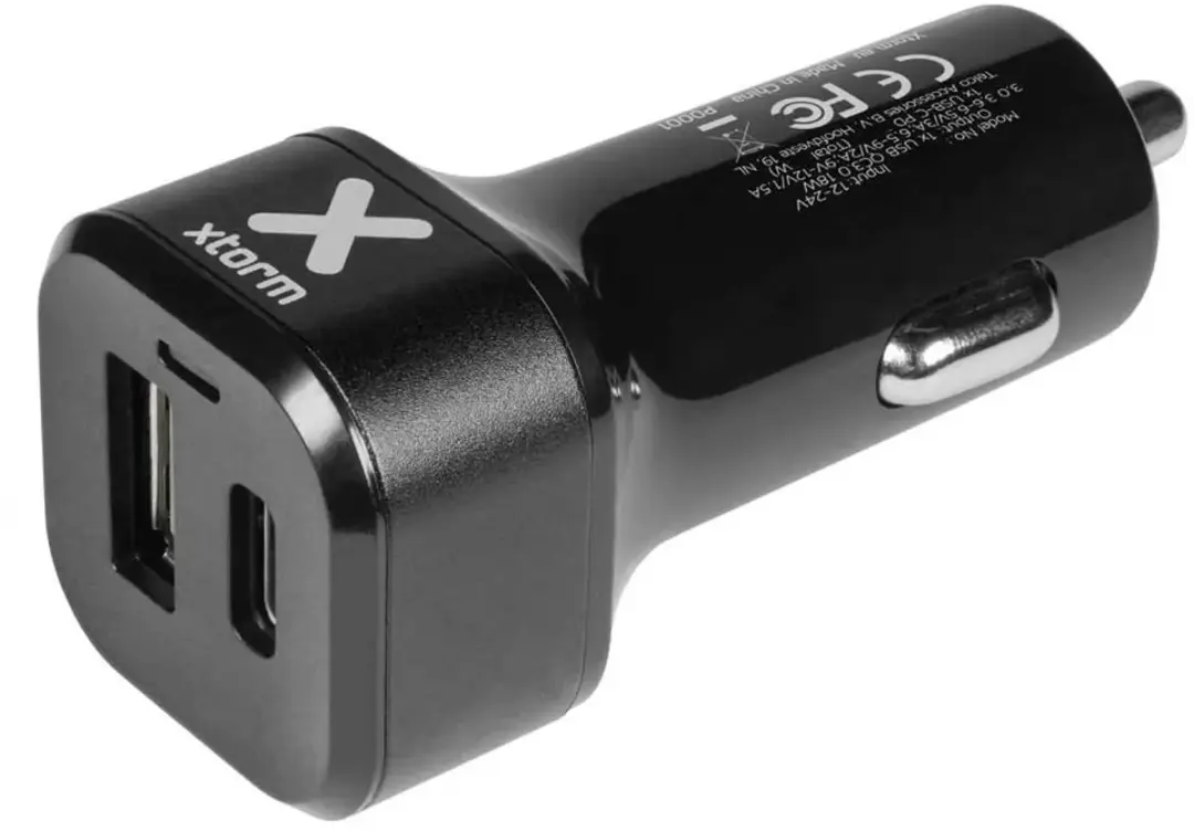 Xtorm Autolader Pro AU203 USB Oplader Auto 48W - Zwart