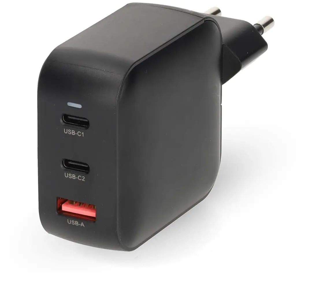 Nedis WGCHA100WBK Oplader 100W GaN - 3x USB - Zwart