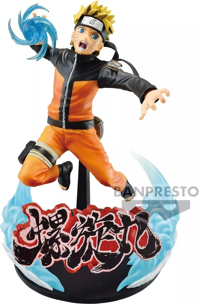 Bandai Banpresto Naruto Shippuden Uzumaki Naruto Vibration Stars Figure - Multicolor