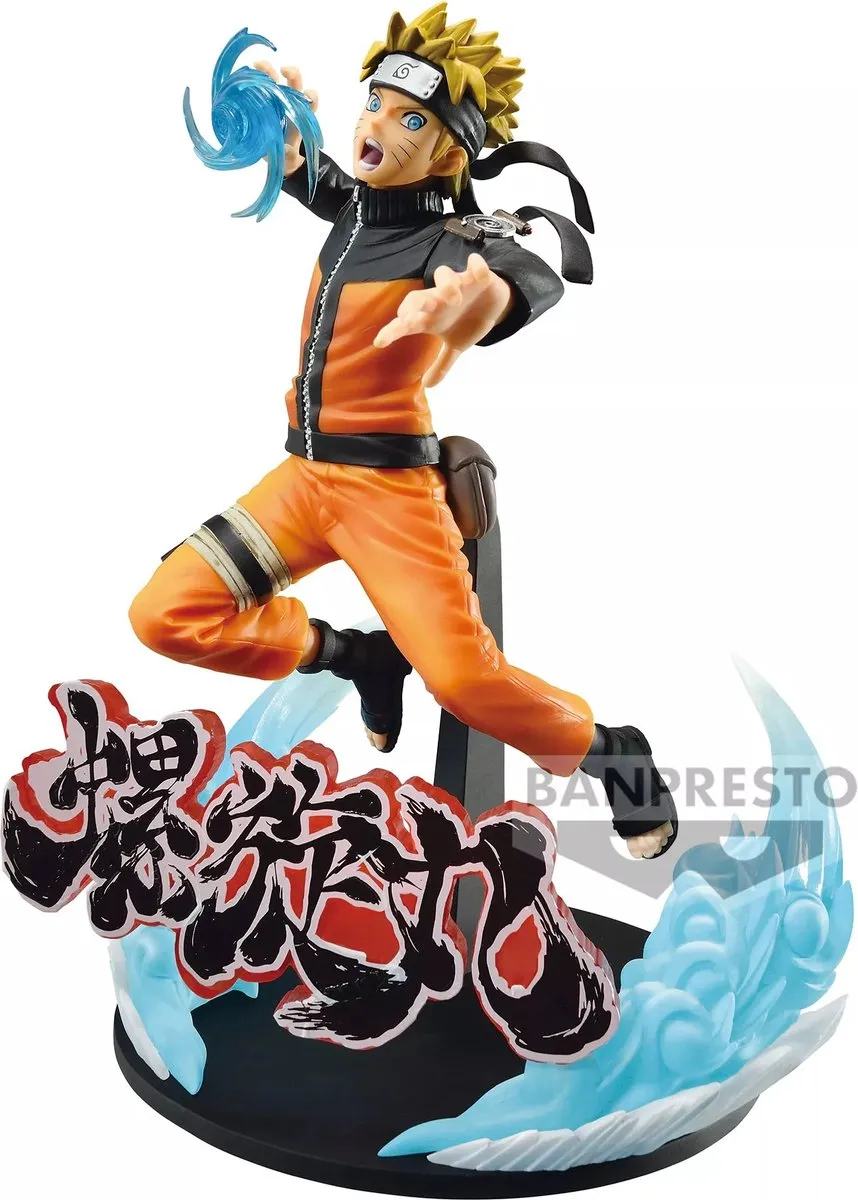 Bandai Banpresto Naruto Shippuden Uzumaki Naruto Vibration Stars Figure - Multicolor
