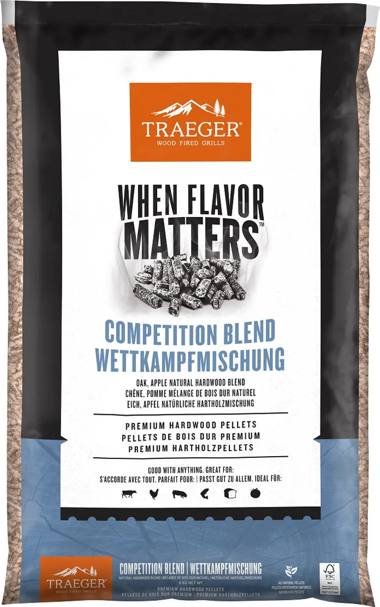 Traeger Competition Blend Houtpellets 9kg