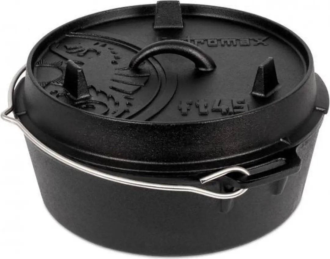 Petromax Dutch Oven K4 FT4.5-T Set - 27cm - Zwart