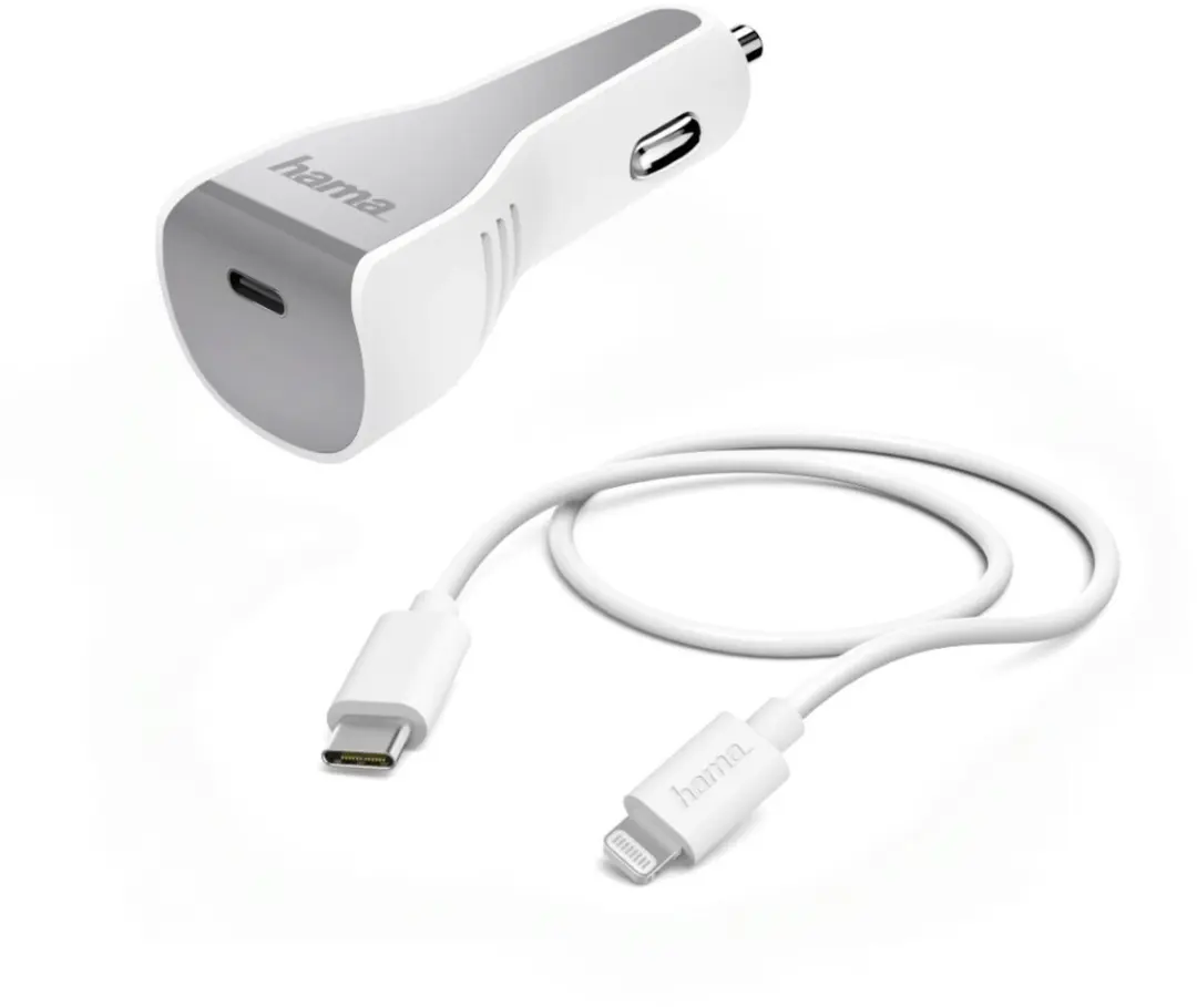 Hama Auto-oplaadset Lightning 30W