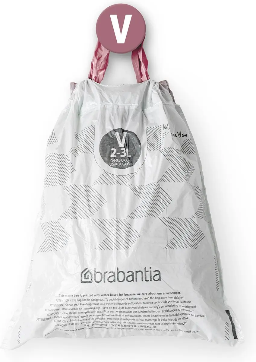Brabantia PerfectFit Vuilniszakken 3L - 40 Stuks