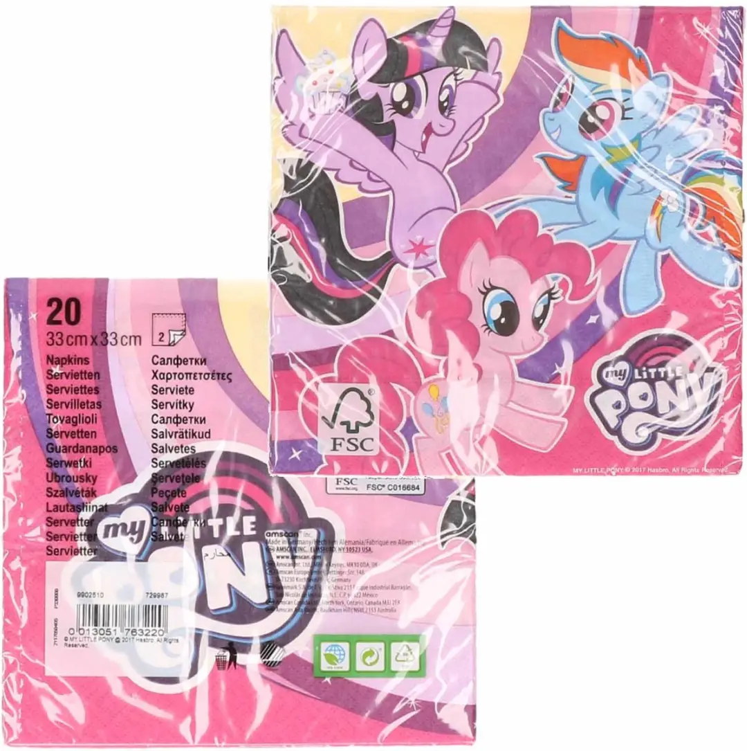 My Little Pony Feestservetten - 20 Stuks - Multi
