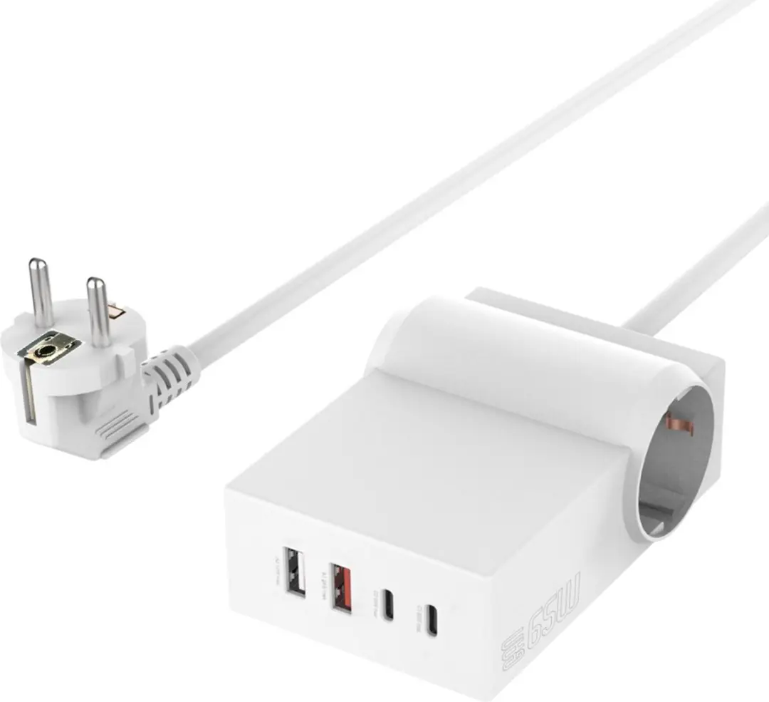 4Smarts GaN 65W Laadstation 540559 - Wit