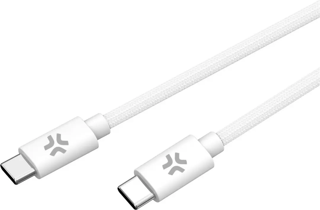 Celly USB-C naar USB-C Kabel 100W - 1,5m - Wit