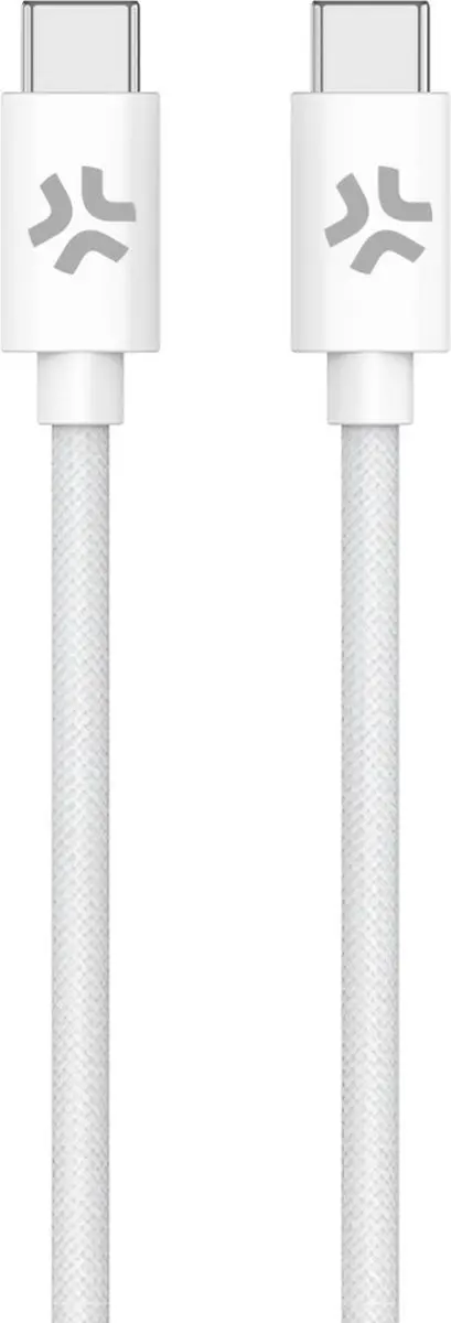 Celly USB-C naar USB-C Kabel 100W - 1,5m - Wit