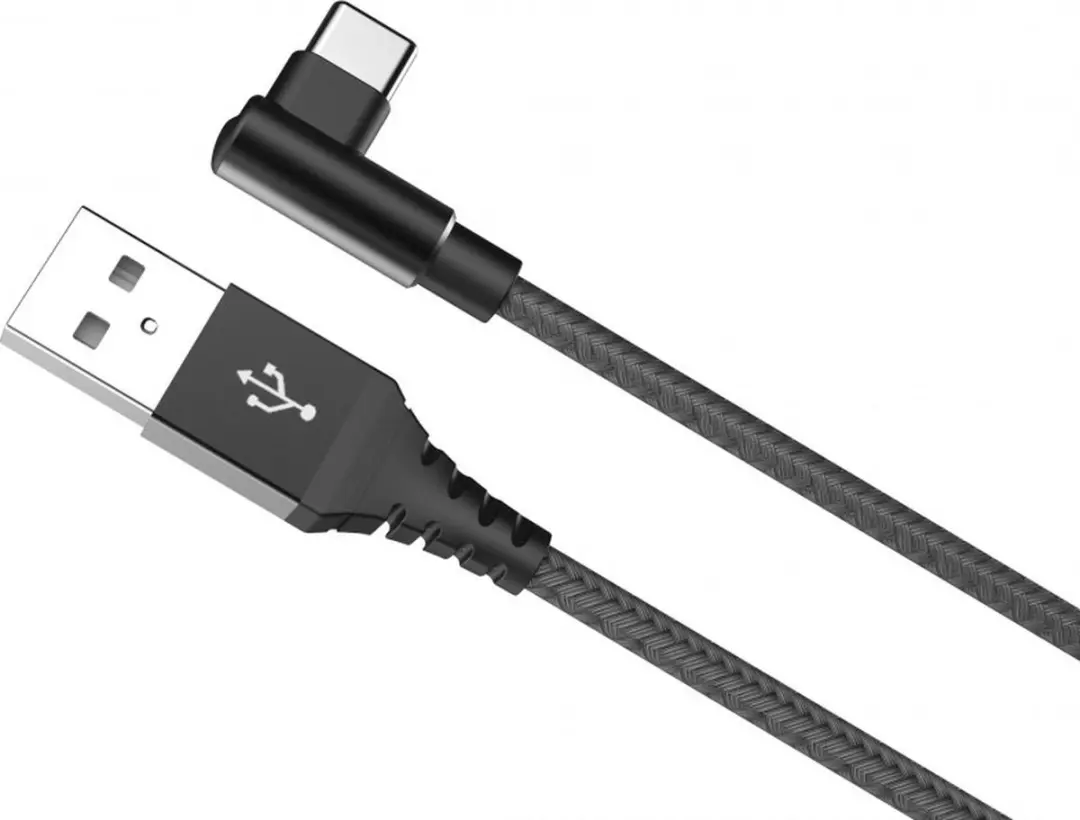 Celly USB-A naar USB-C Datakabel 1m - USBTYPECLSHBK - Zwart
