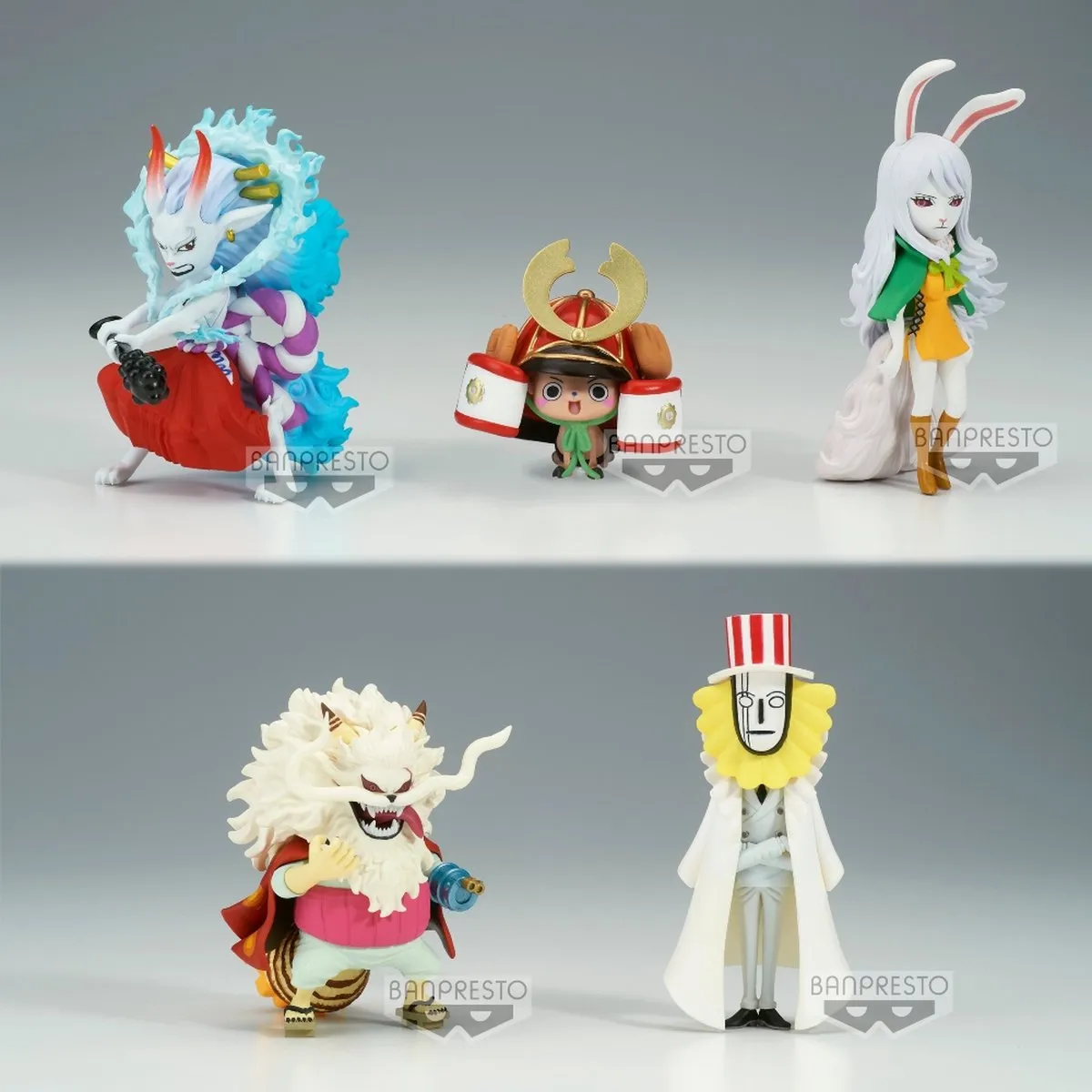 Bandai Banpresto One Piece World Collectable Figure Wanokuni Onigashima 7 Stuks - Multicolor