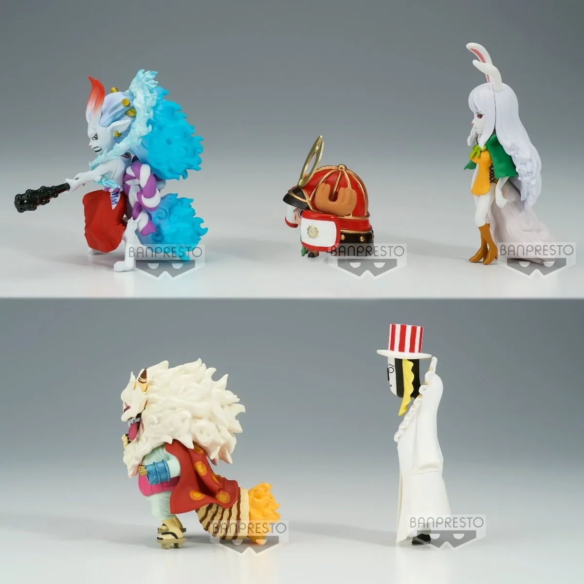 Bandai Banpresto One Piece World Collectable Figure Wanokuni Onigashima 7 Stuks - Multicolor
