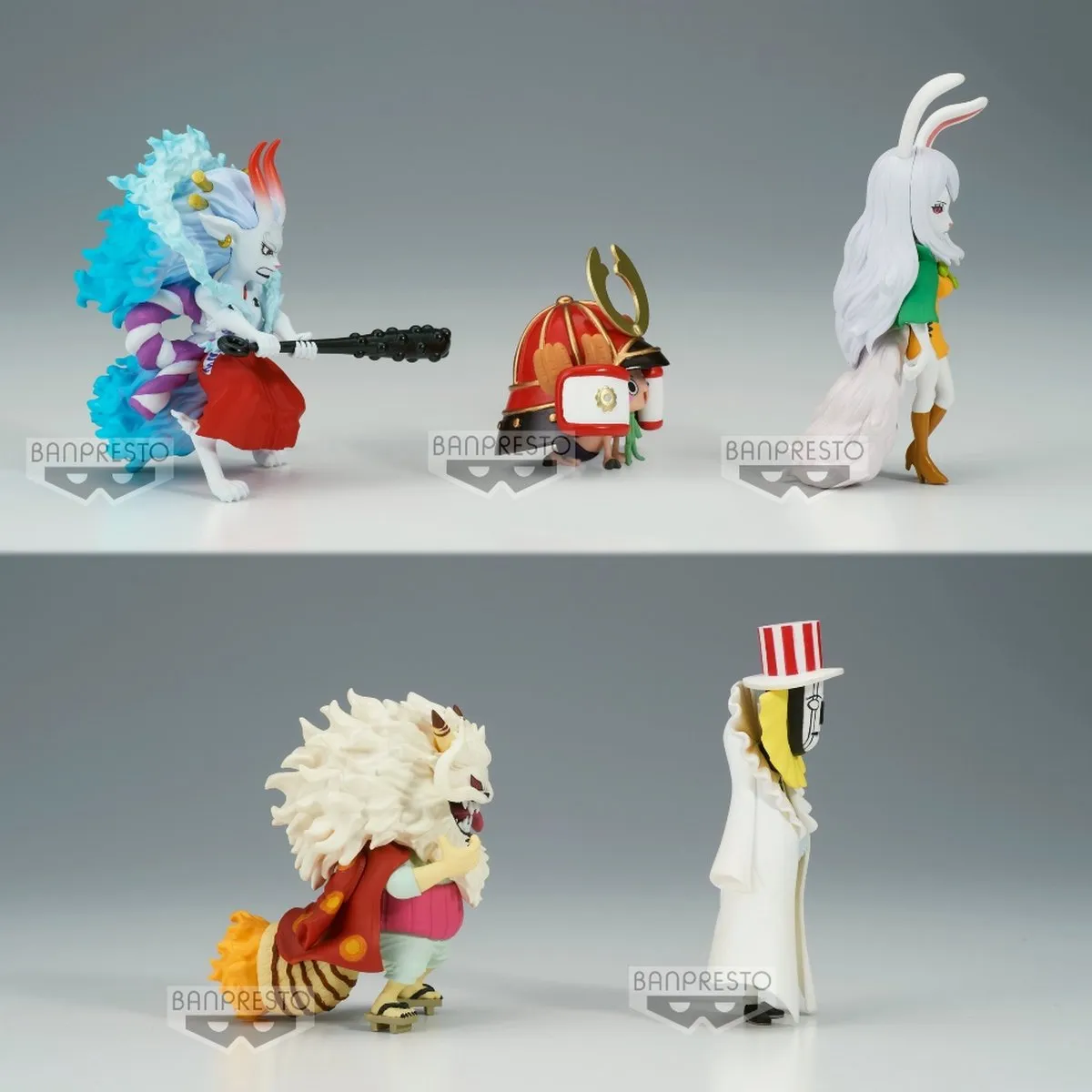 Bandai Banpresto One Piece World Collectable Figure Wanokuni Onigashima 7 Stuks - Multicolor