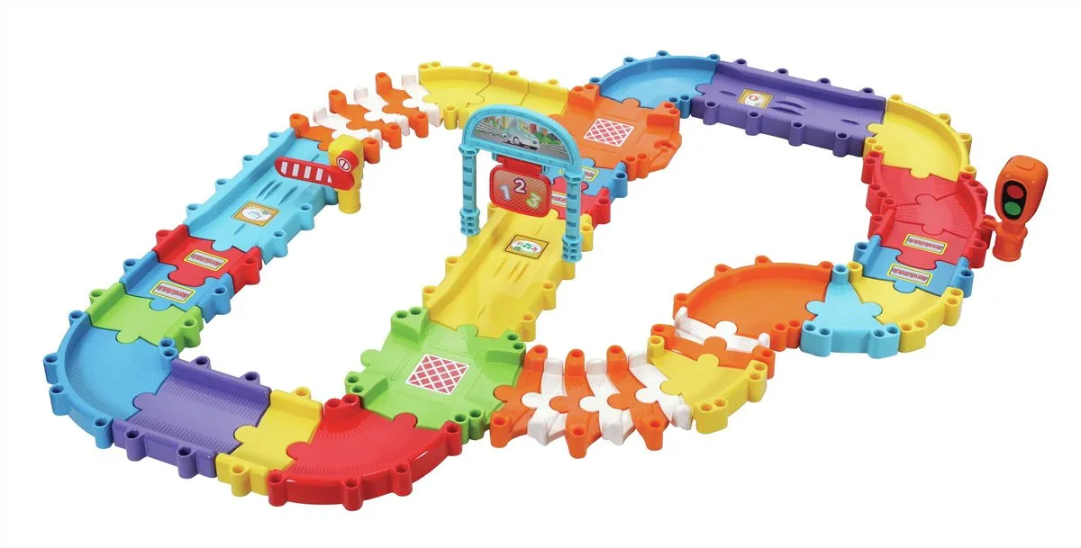VTech Toet Toet Auto's Wegdelen Combi Deluxe Speelset - Multikleuren - afbeelding 6 van 6