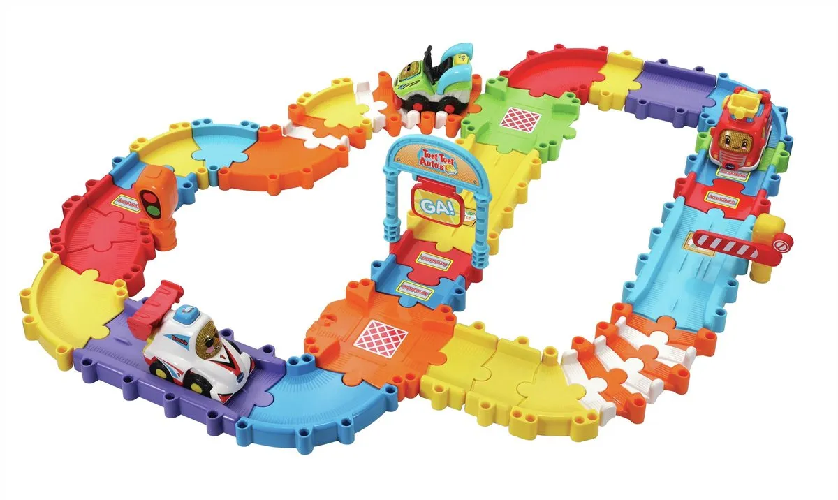 VTech Toet Toet Auto's Wegdelen Combi Deluxe Speelset - Multikleuren