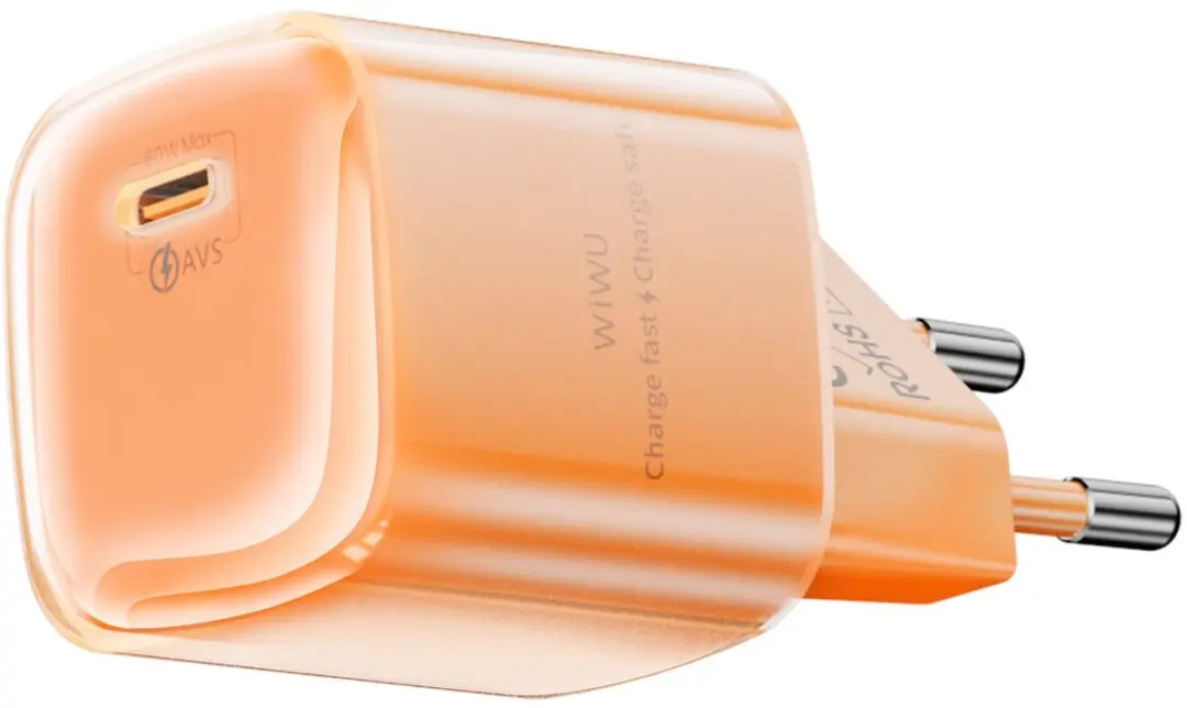 WiWu 14631 Oplader 60W USB-C - Oranje