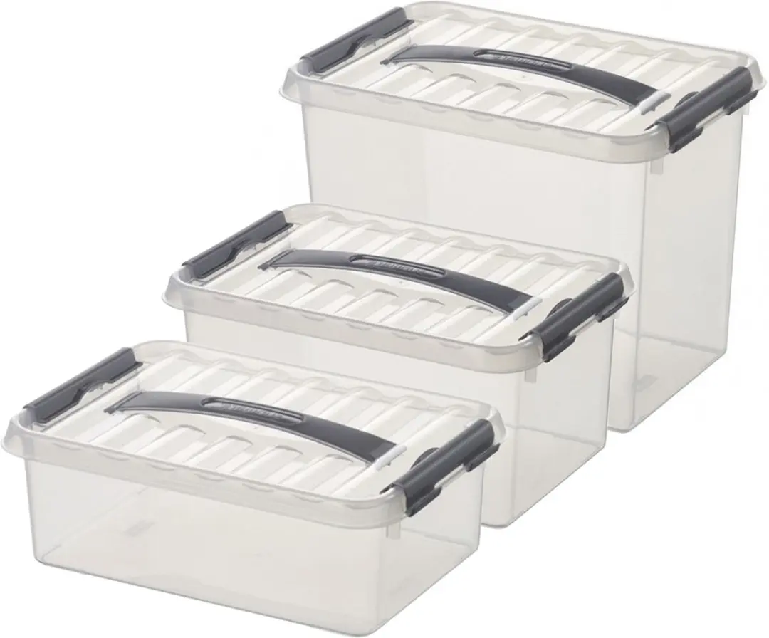 Sunware Q-Line Opbergbox Set 6 Stuks