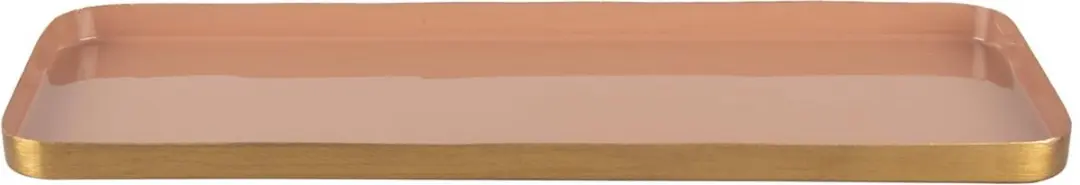 Present Time Festive Dienblad Roze 16x2x41cm