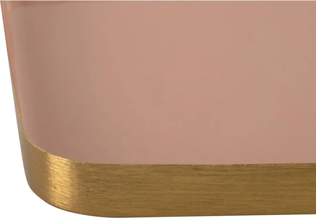 Present Time Festive Dienblad Roze 16x2x41cm