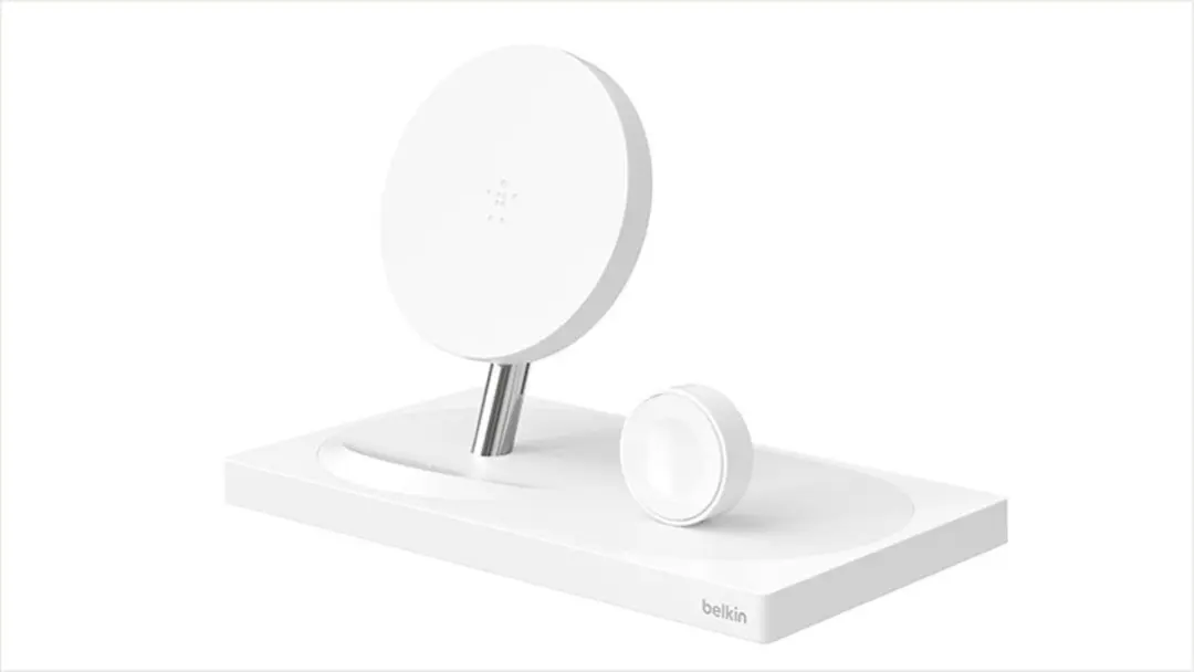 Belkin F8J234vfWHT-APL Charge Dock Apple Watch iPhone - Wit - afbeelding 2 van 6