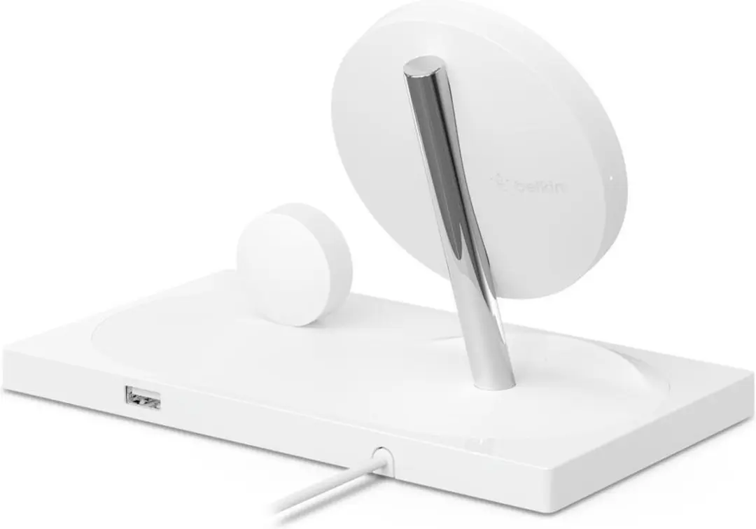 Belkin F8J234vfWHT-APL Charge Dock Apple Watch iPhone - Wit - afbeelding 6 van 6