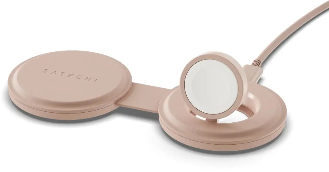 Satechi OntheGo 2-in-1 ST-QTG21R Draadloze Oplader - Roze