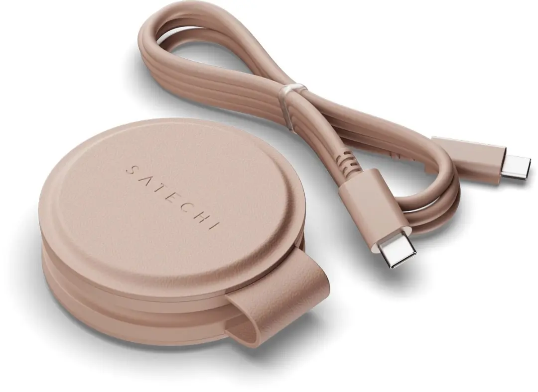 Satechi OntheGo 2-in-1 ST-QTG21R Draadloze Oplader - Roze