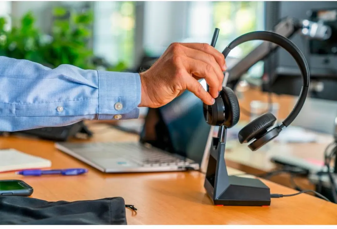 HP Poly Voyager 4320 Headset - Zwart - 76U49AA