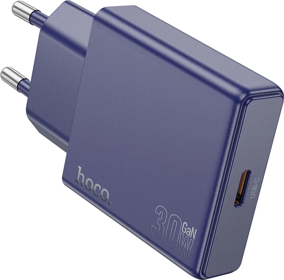 Hoco 30W Snellader Type C - Titanium Blue