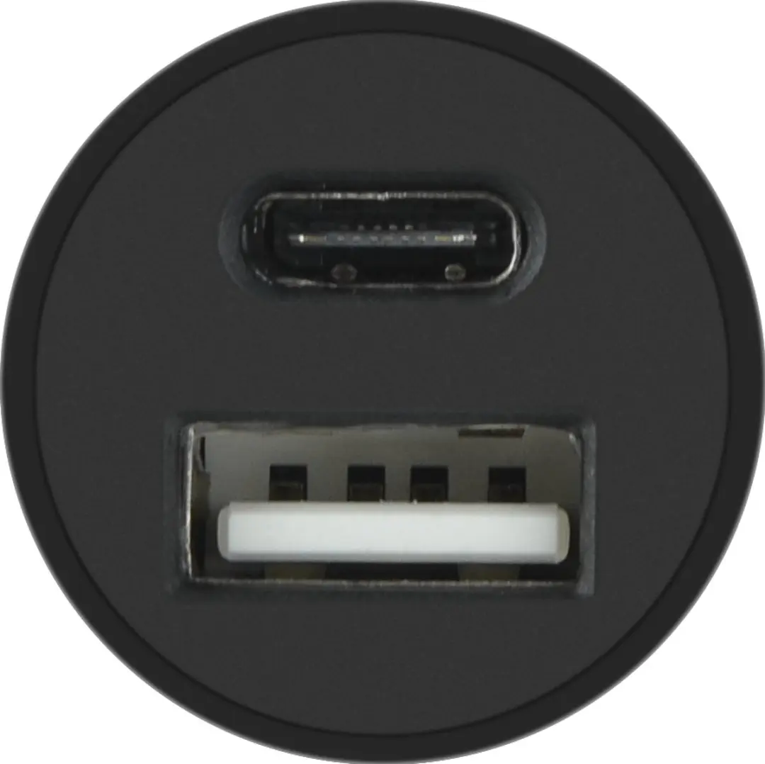 Azuri Autolader 30W USB-C/A - Universeel - Zwart - afbeelding 3 van 4