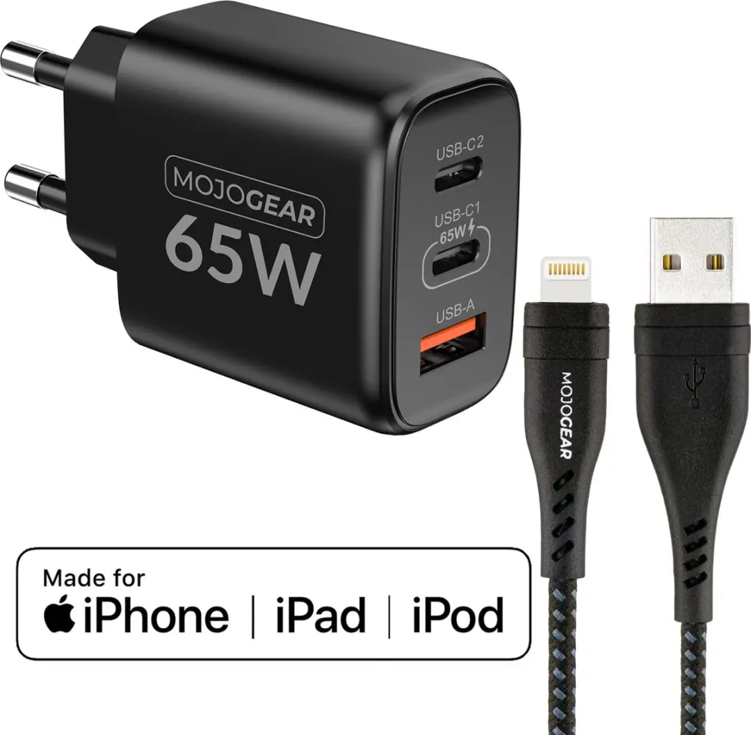 MOJOGEAR CHARGE+ MG-C01 Oplader 65W