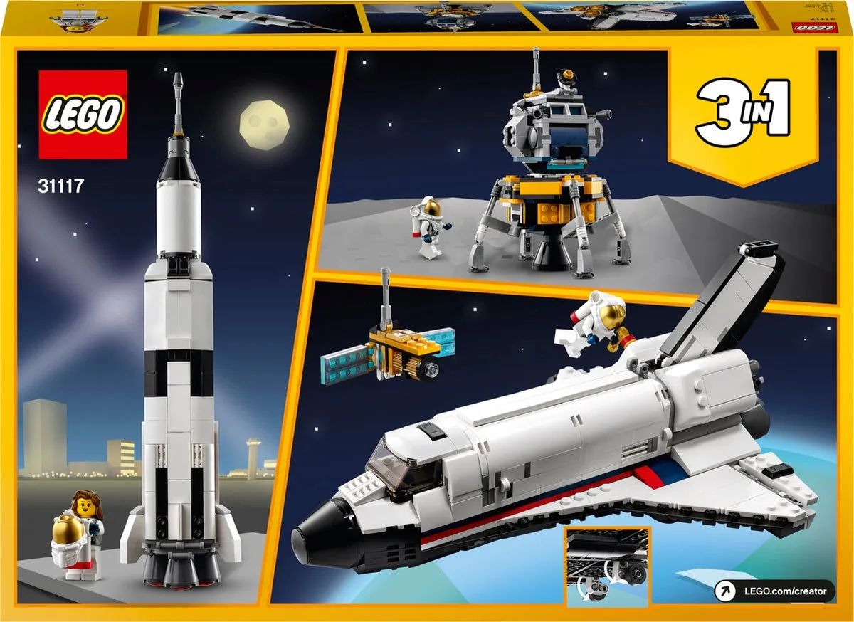 LEGO Creator Ruimteraket Avontuur 31117 - 486 Stukken - afbeelding 3 van 6