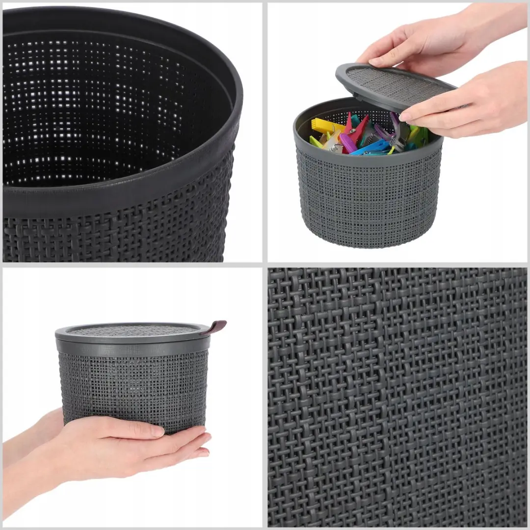 Curver Jute Mandje 2L - Donkergrijs