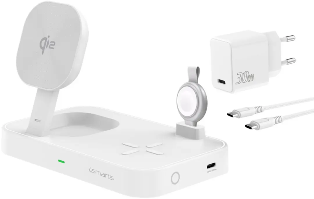 4Smarts 3-in-1 Qi2 Draadloos Oplaadstation 540999