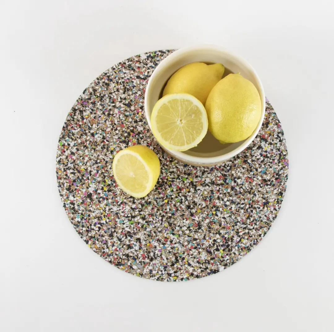 Liga Beach Clean Placemat Ø30cm - 4 Stuks Multicolor - afbeelding 6 van 6