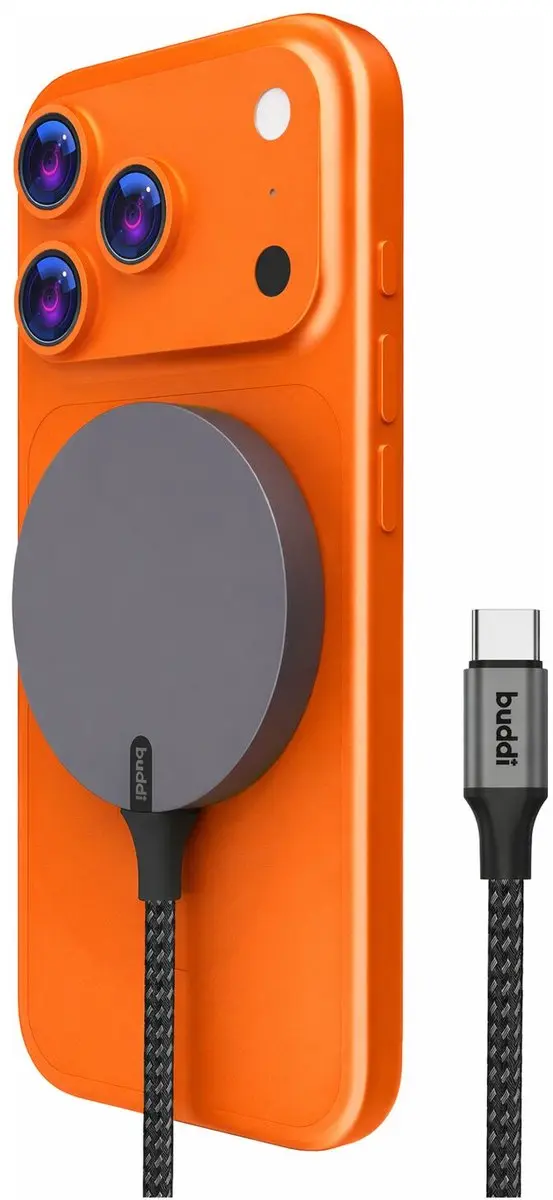 Buddi Power Qi2 15W Magnetische Draadloze Oplader