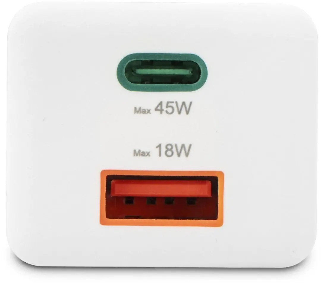Hama 45W Snellader USB-C PD USB-A QC - Wit - afbeelding 6 van 6