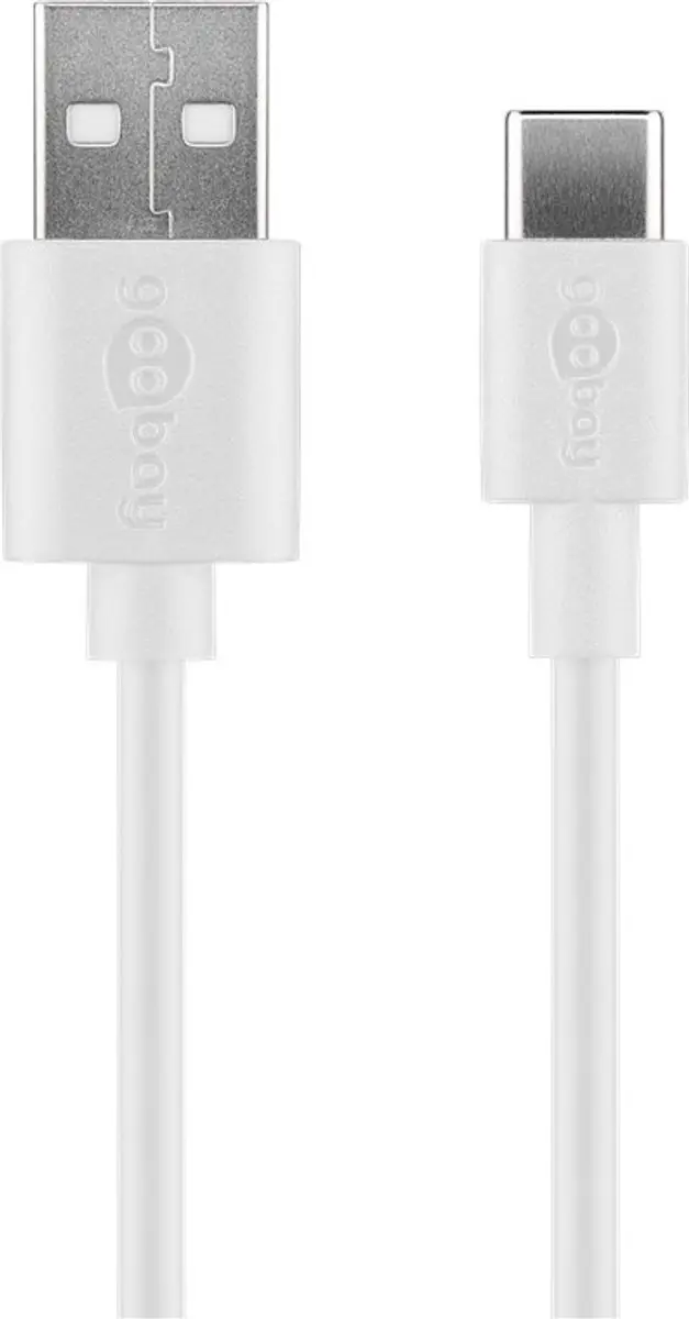 Goobay 44987 USB-A Thuislader 2 Poorten - 12W - Wit