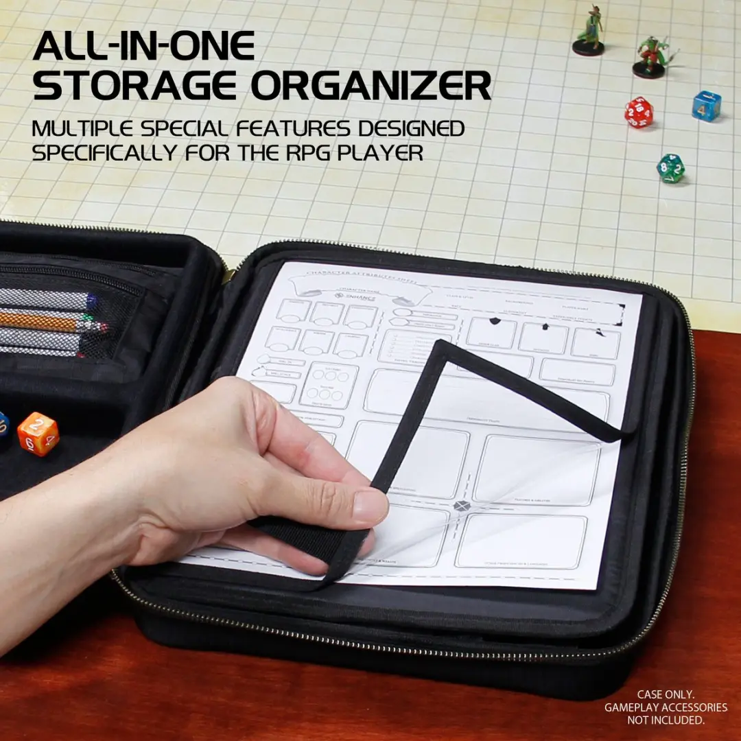 Geronimo Games Role Playing Games Organizer ENH-ENTTCEC100BKEW - Zwart