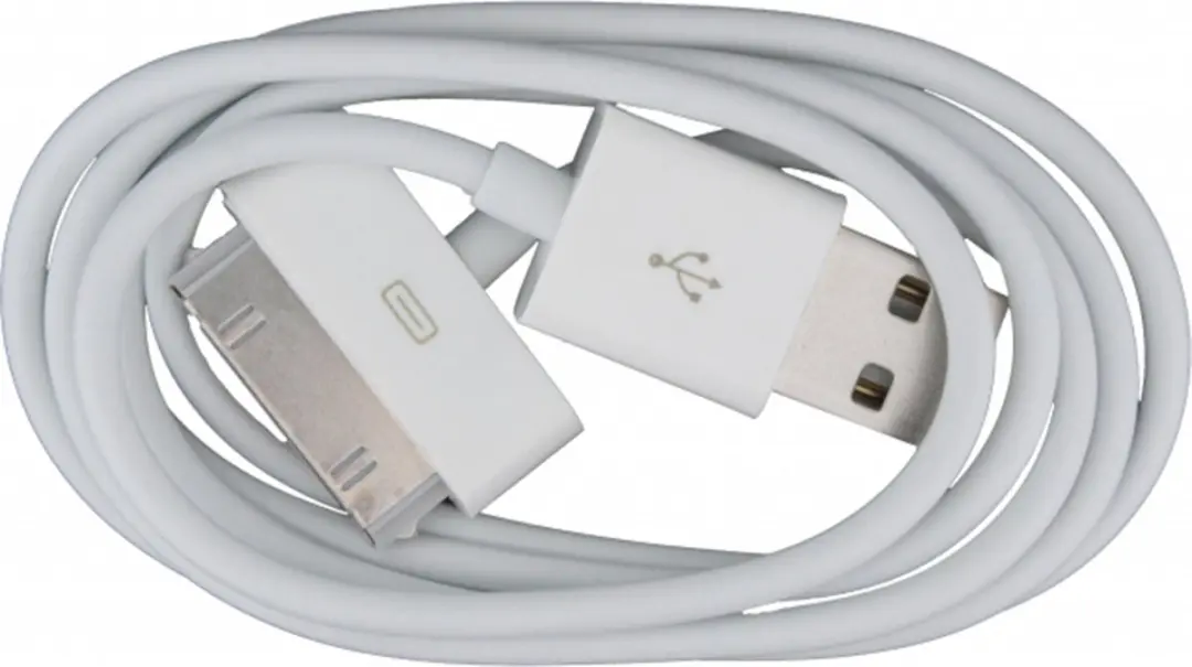 Scanpart Apple 30-pin Kabel 1m - iPhone 3/4/4S & iPad 2/3 - USB 2.0 Wit