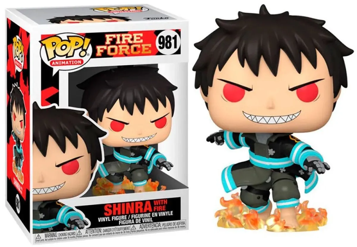 Funko POP! Fire Force Shinra Staand Figuur - 9cm - Multicolor