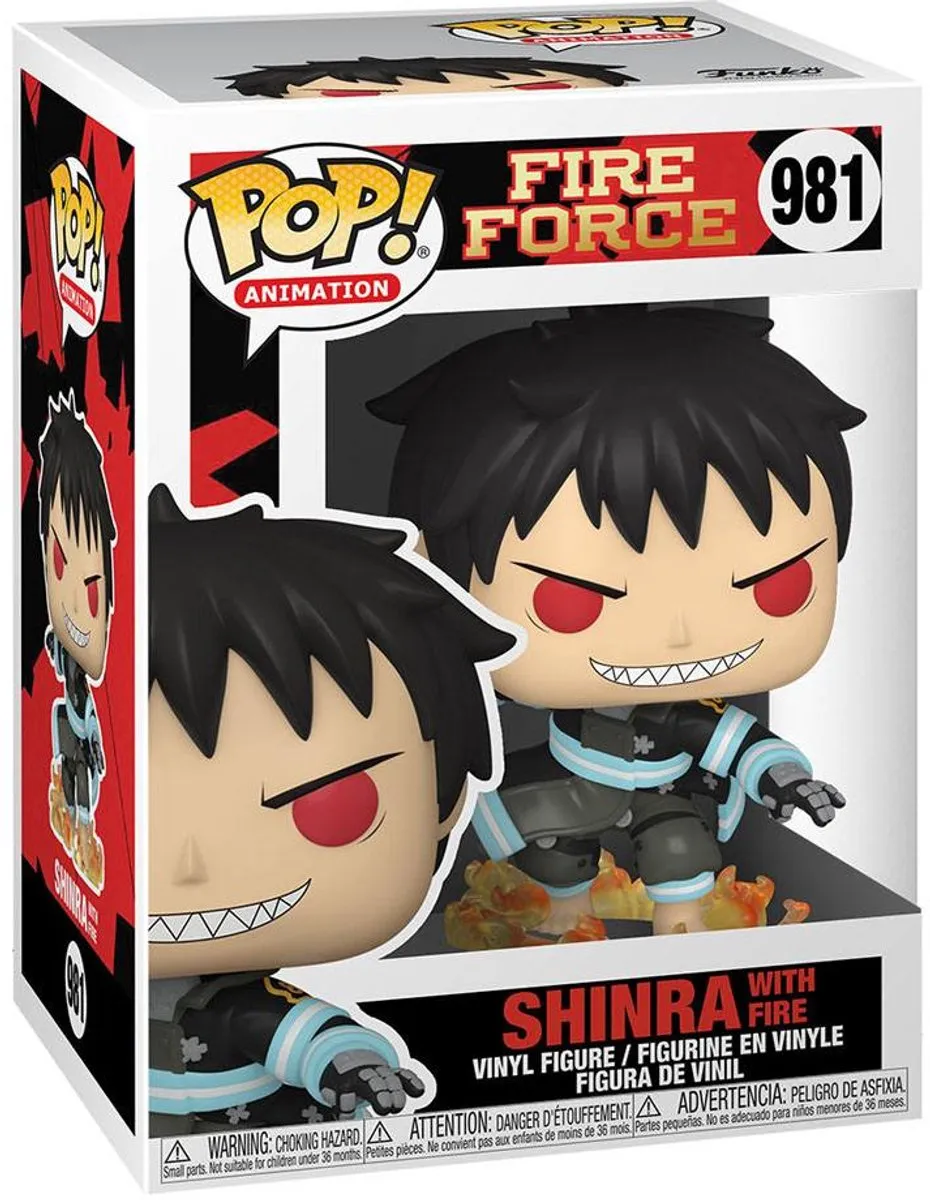 Funko POP! Fire Force Shinra Staand Figuur - 9cm - Multicolor