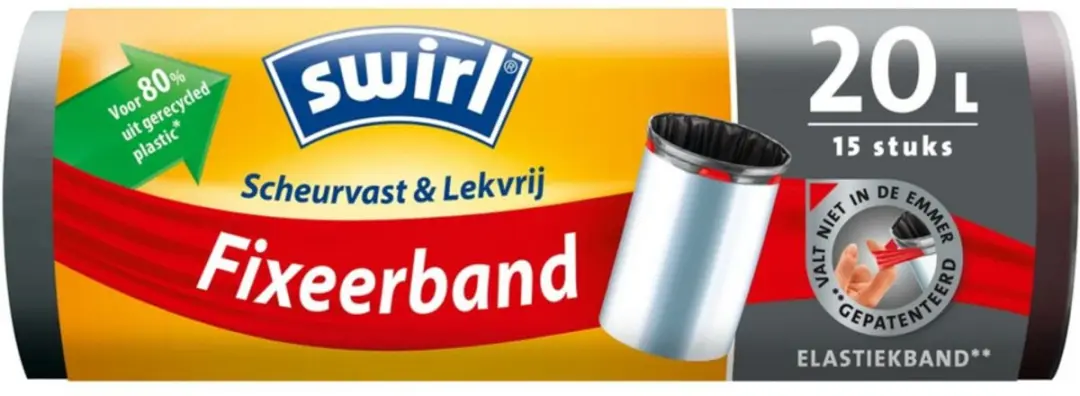 Swirl Pedaalemmerzakken 20L - 20 Stuks (15x)